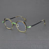 Naza Retro Polygon Titanium Glasses Frame