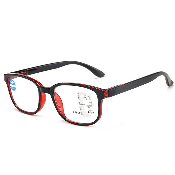 Fashion Anti-Blue Light Progressive Multi-Focus Reading Glasses