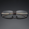 Frameless Ultra-Light Multifocal Progressive Square Anti-Blue Light Reading Glasses
