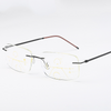 Frameless Ultra-Light Multifocal Progressive Square Anti-Blue Light Reading Glasses