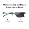Ultra-Light Multifocal Photochromic Progressive Anti-Blue Light Reading Glasses CML828