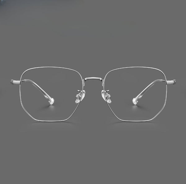 Titanium Geometric Glasses Frame ST122217