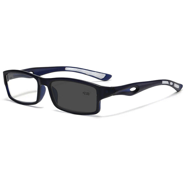 Ultralight Sports Multifocal Reading Glasses – Progressive, Photochromic, Blue Light Blocking- CML049-2