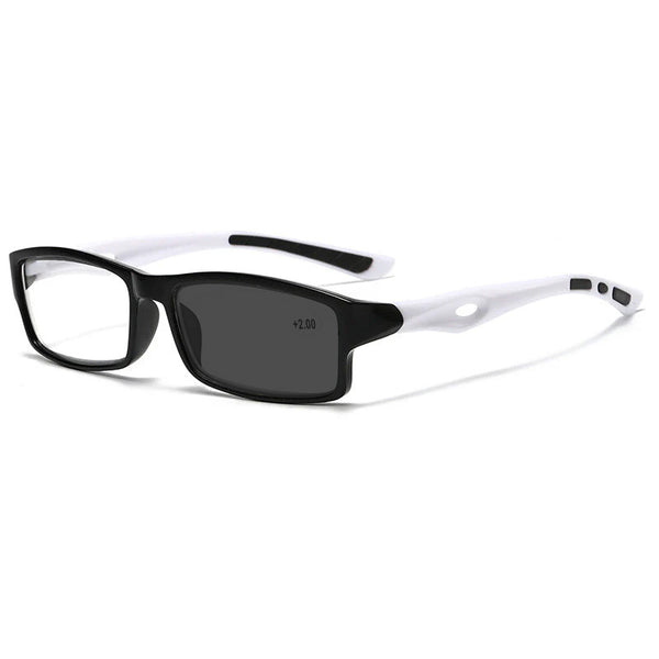 Ultralight Sports Multifocal Reading Glasses – Progressive, Photochromic, Blue Light Blocking- CML049-2