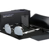 Retro Round Metal HD Polarized Steampunk Sunglasses