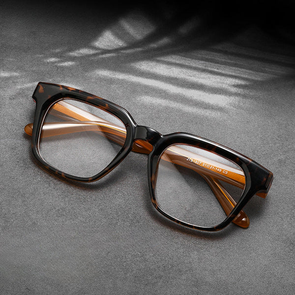 Grahn Retro Square Acetate Glasses Frame