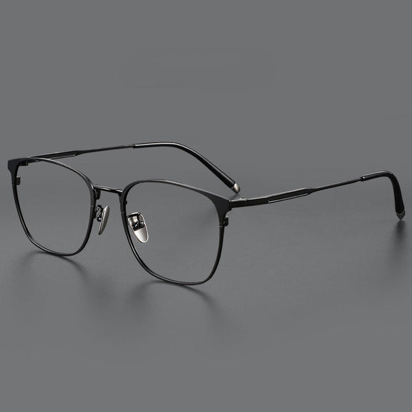 Retro Titanium Square Glasses Frame ST9976