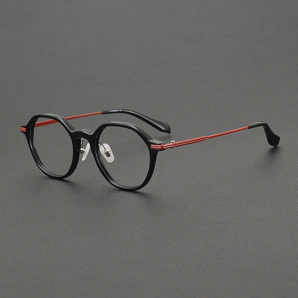 Wexler Vintage Titanium Round Glasses Frame