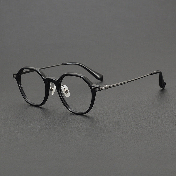 Wexler Vintage Titanium Round Glasses Frame