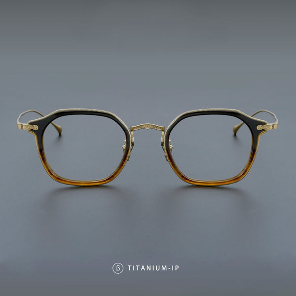 Penni Retro Square Titanium Glasses Frame