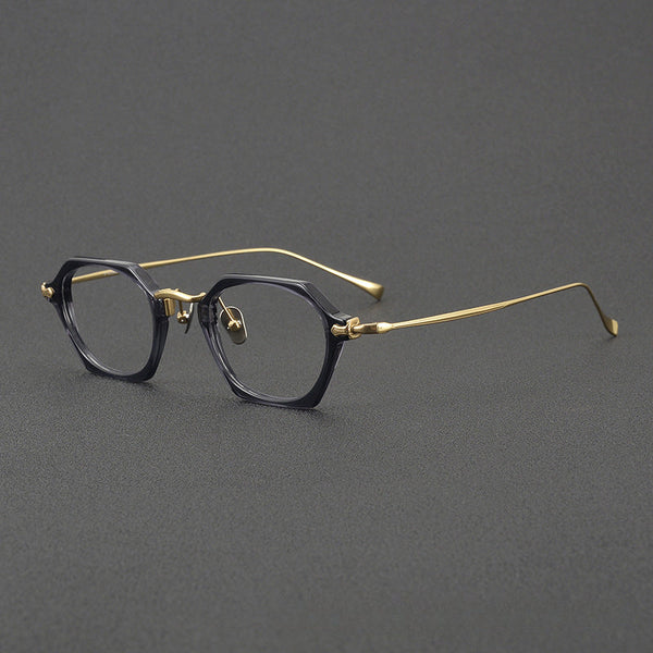 Tosta Vintage Titanium Polygon Glasses Frame