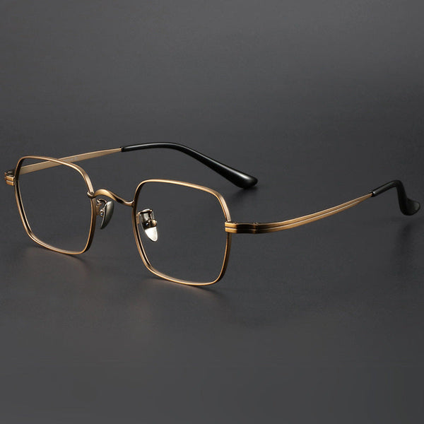 Retro Titanium Square Glasses Frame ST 6801