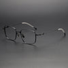 Jonah Vintage Titanium Square Glasses Frame
