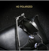 Retro Round Metal HD Polarized Steampunk Sunglasses