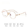 Field Vintage Round Titanium Glasses Frame