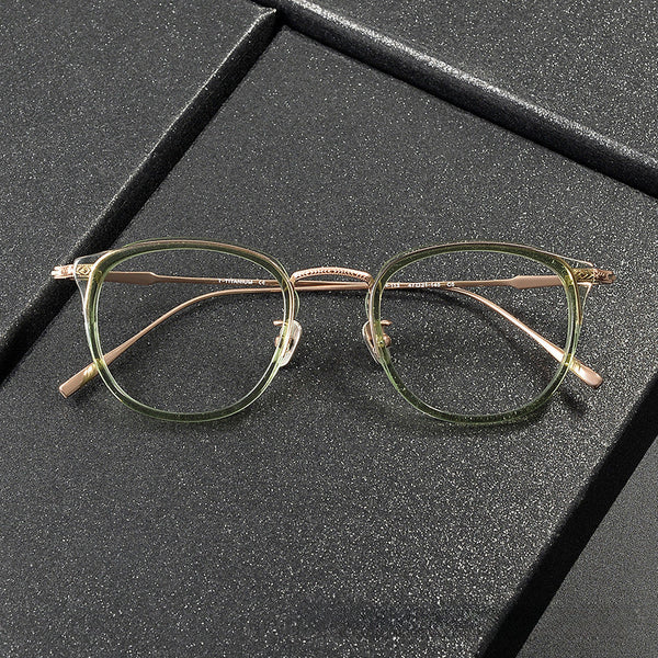 Geo Classic Square Titanium Glasses Frame