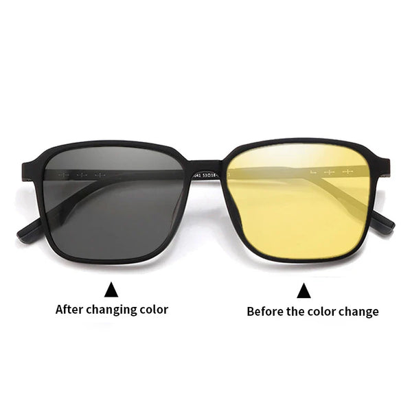 Square Ultra-Light Multifocal Progressive Smarth Photochromic Reading Glasses CML902