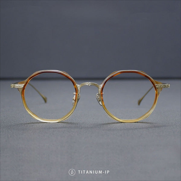 Jazzy Classic Round Acetate Glasses Frame