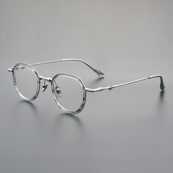 Giffin Retro Square Titanium Glasses Frame