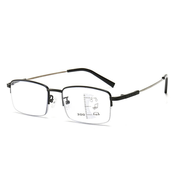 Ultra-Light Multifocal Photochromic Progressive Anti-Blue Light Reading Glasses - CML8809