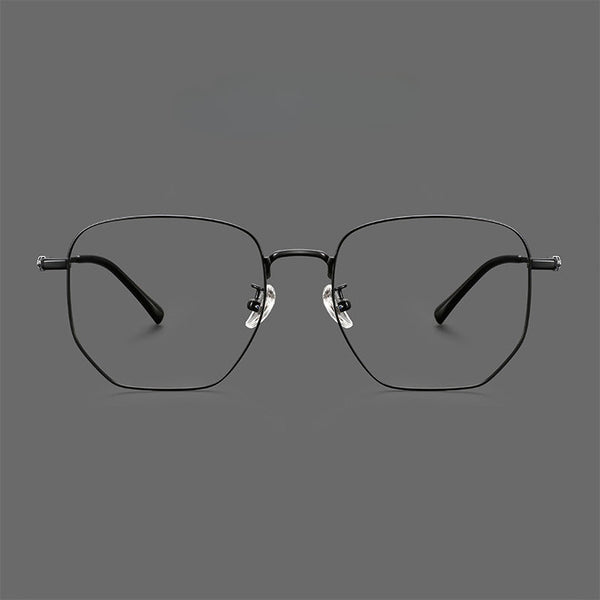 Titanium Geometric Glasses Frame ST122217