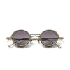 Amill Round Titanium Glasses Frame With Magnetic Sunglasses Clips