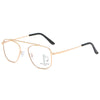 Ultra-light Aviator Multifocal Progressive Anti-Blue Light Reading Glasses