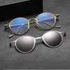 Seh Titanium Vintage Eyeglasses Frame With Sunglasses Clips