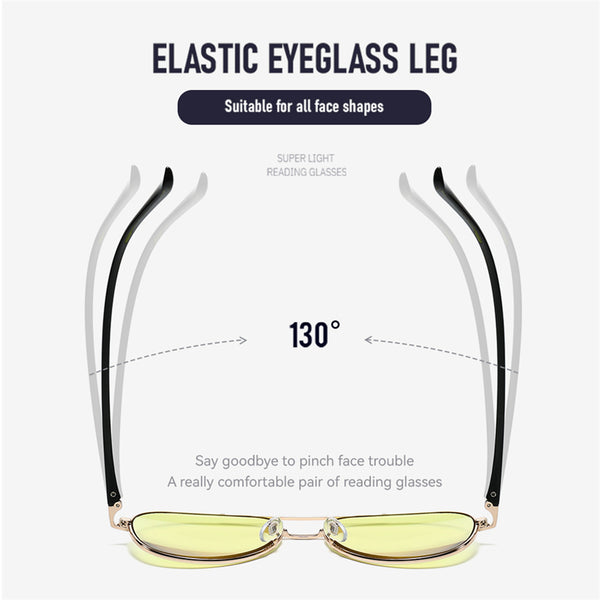 Night Vision Photochromic Blue Light Blocking Multifocal Reading Glasses - CML1990