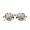 Amill Round Titanium Glasses Frame With Magnetic Sunglasses Clips