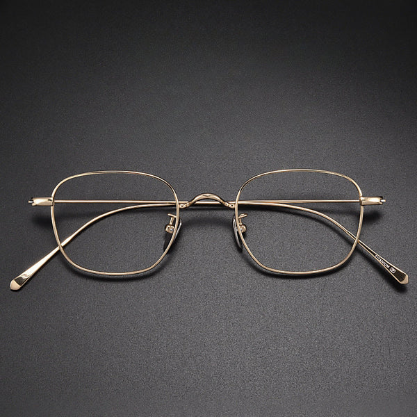 Retro Titanium Square Glasses Frame GWS199