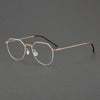 Duque Classic Geometric Titanium Glasses Frame