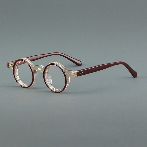 Krall Vintage Round Acetate Eyeglasses Frame
