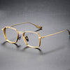 Rectangle Metal Optical Glasses Hyperopia Anti-Blue Light Reading Glasses