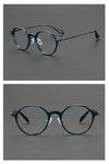 Wexler Vintage Titanium Round Glasses Frame