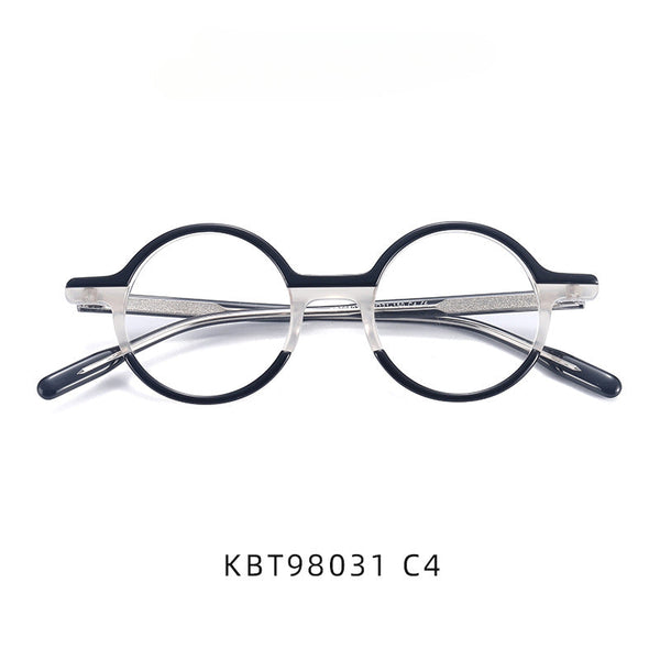Retro frame plate glasses 98031
