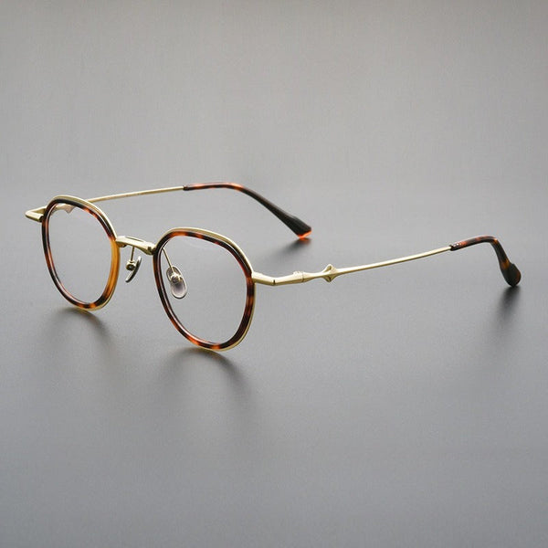 Giffin Retro Square Titanium Glasses Frame