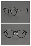 Wexler Vintage Titanium Round Glasses Frame