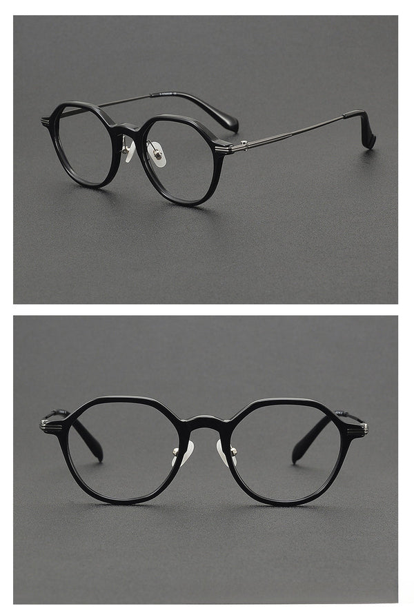 Wexler Vintage Titanium Round Glasses Frame