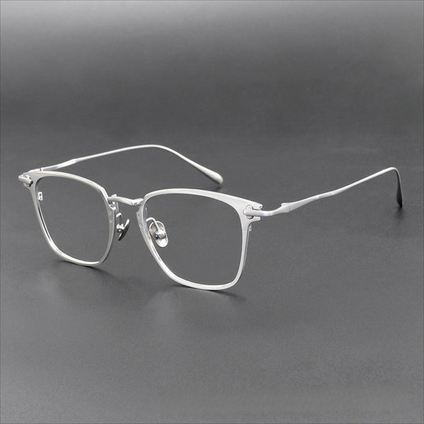 Roussel Vintage Square Titanium Eyeglasses Frame