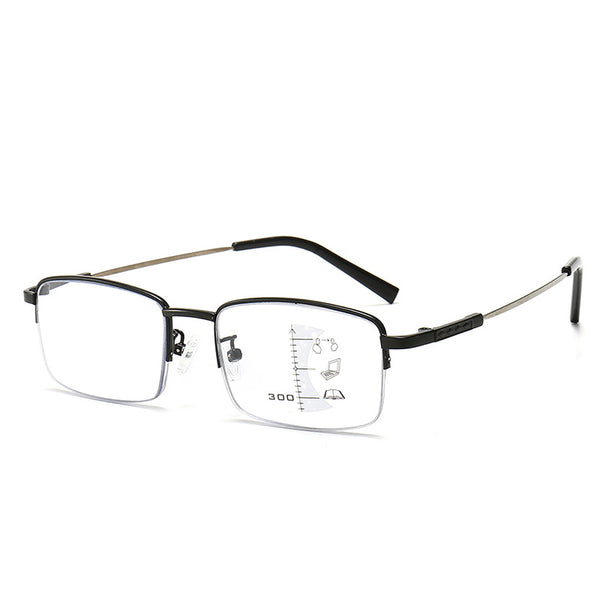Multi-Focus Memory Titanium Frame Anti-Blue Light Glasses - CML8809