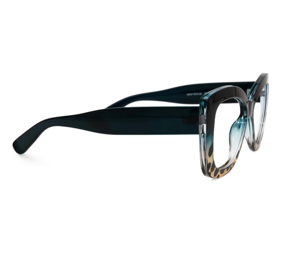 Butterfly Blue Tortoise Eyeglasses