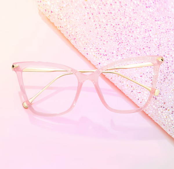 Butterfly Crystal Clear Glasses