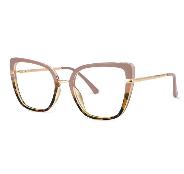 Rectangle Dusty/Pink Eyeglasses