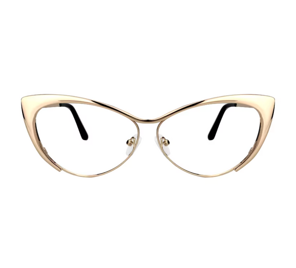 Cat Eye Gold Eyeglasses