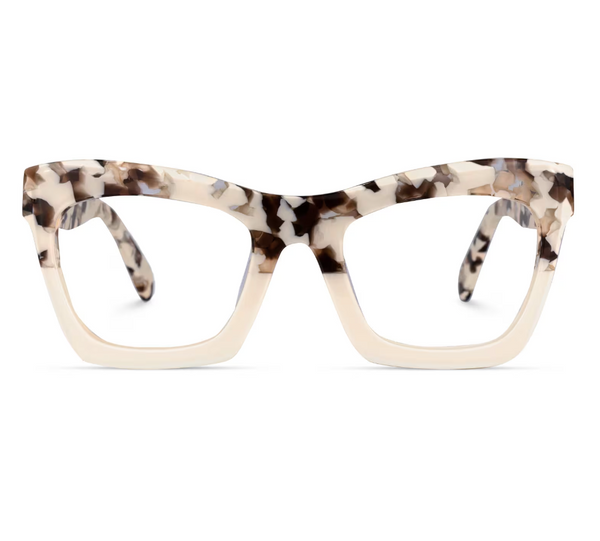 Rectangle Light/Tortoise Eyeglasses