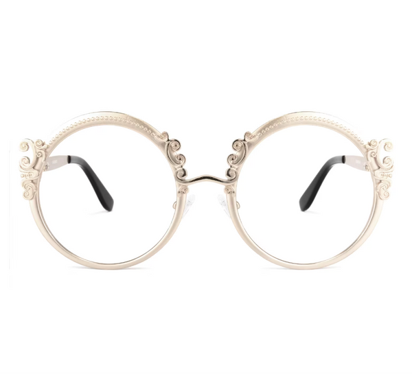 Round Gold Eyeglasses
