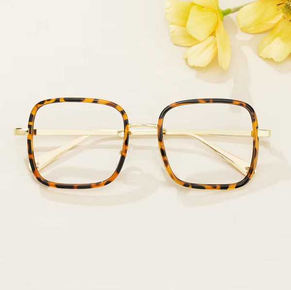 Square Green Eyeglasses