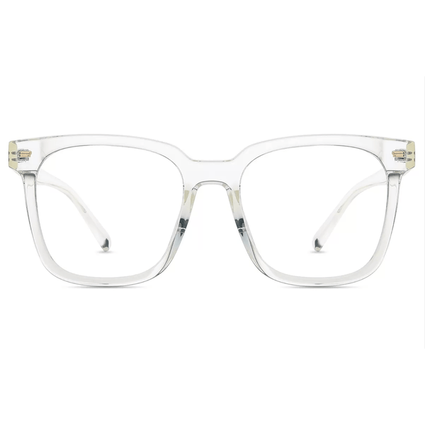 Oversized Clear Square Glasses