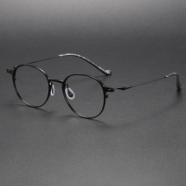 Titanium Vintage Round Eyeglasses Frames 202315